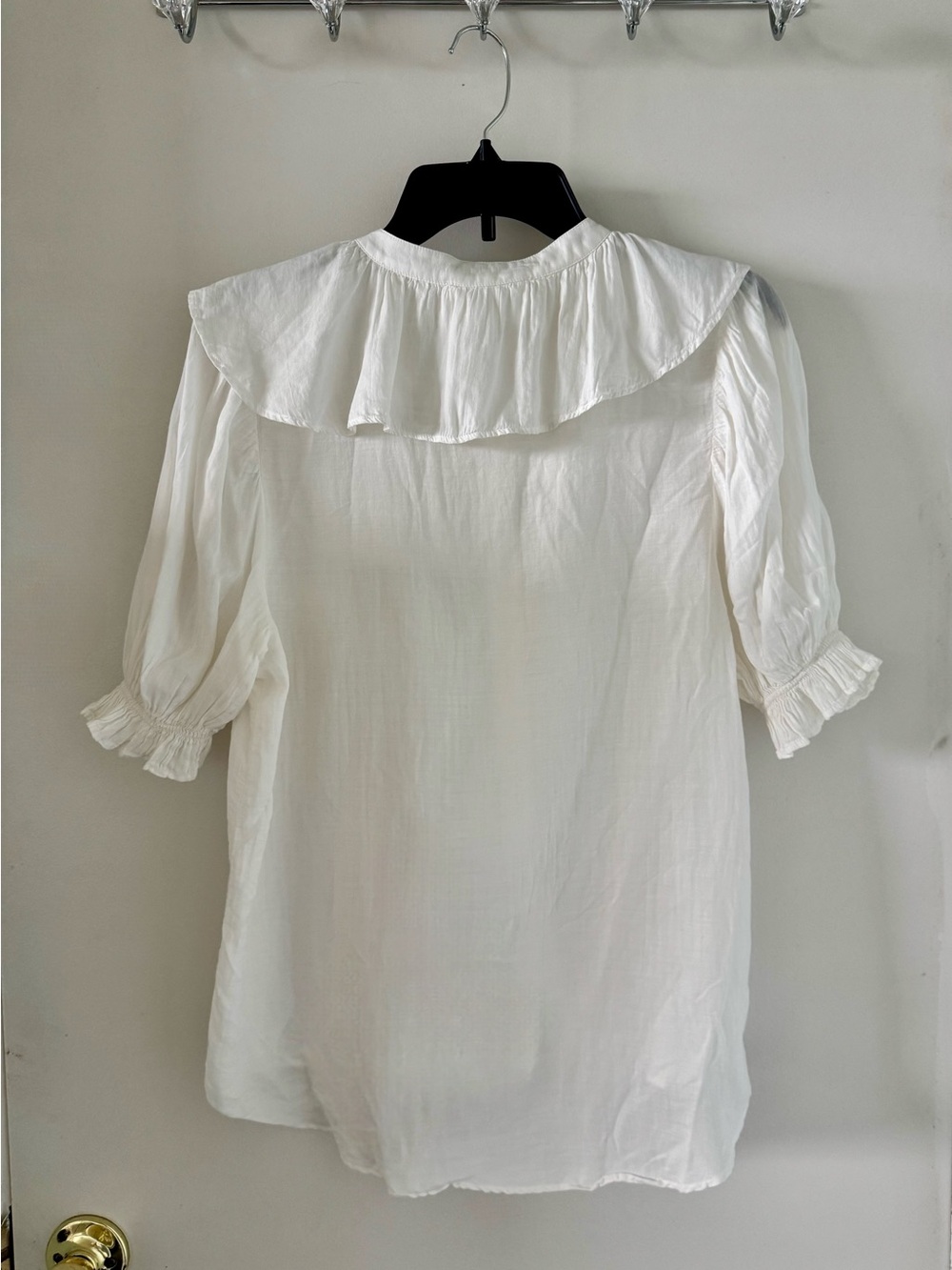 Ba&sh Tamaris Ruffled Button-Down Shirt - Picture 7 of 11